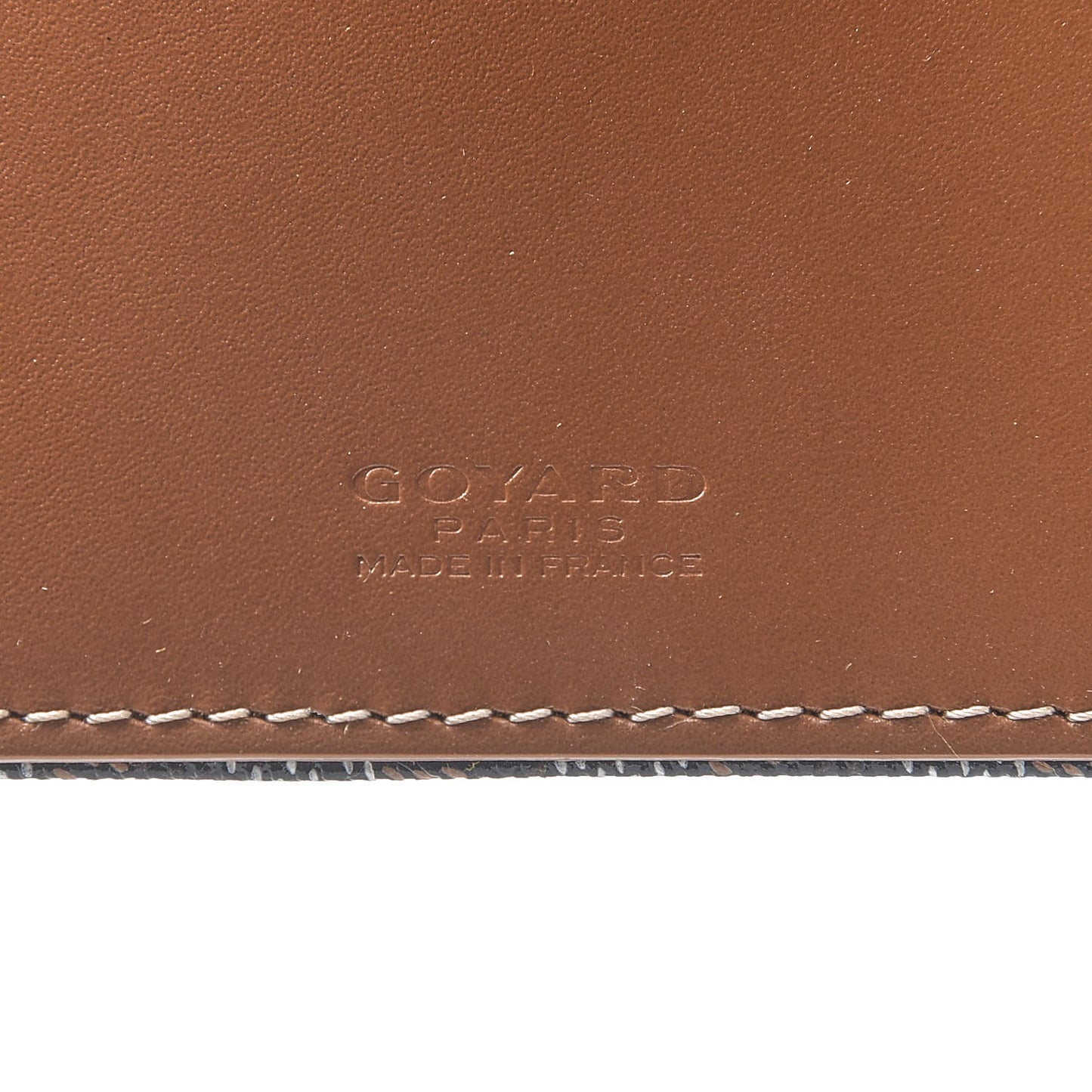 Goyardine Agenda Cover Black Gold