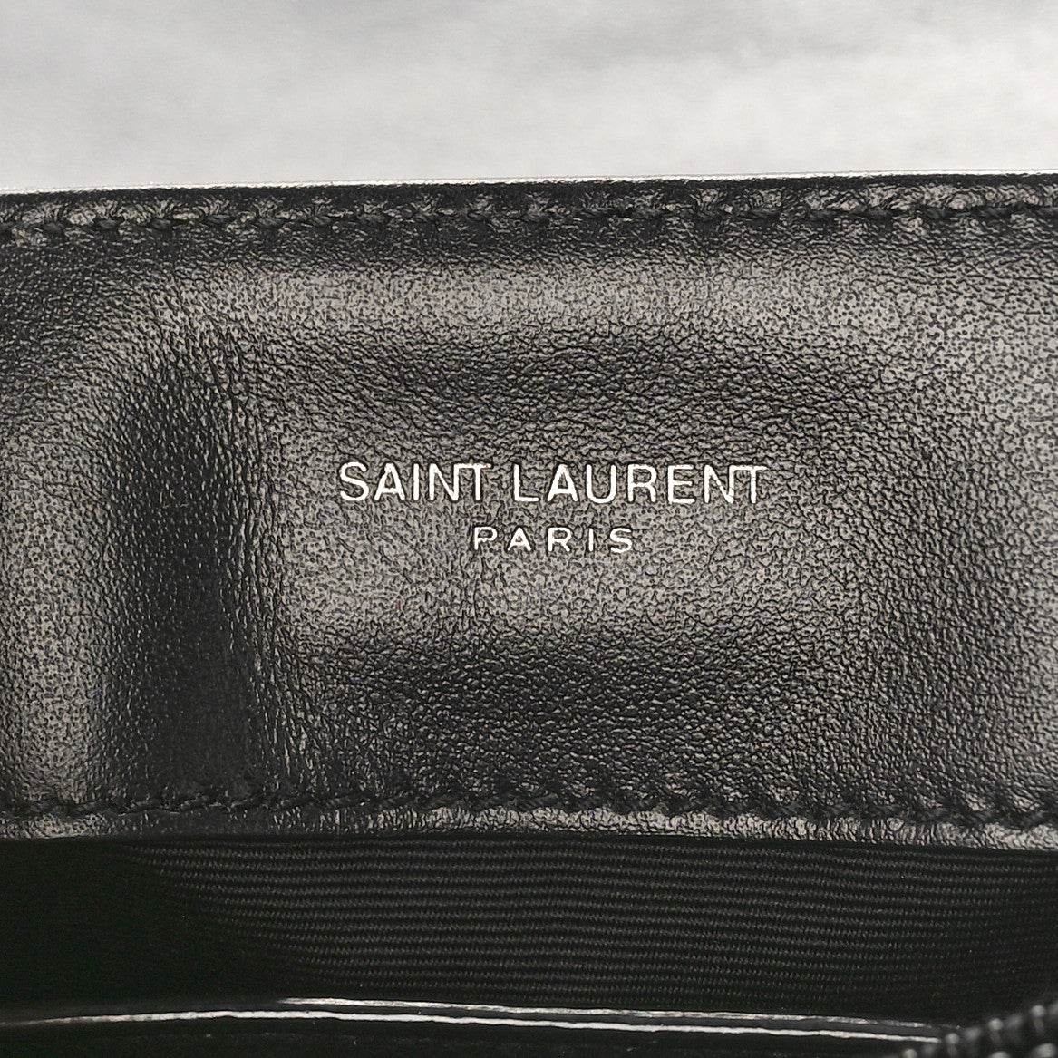 Saint Laurent Calfskin Y Quilted Monogram Monochrome Small Loulou Chain Satchel Black 6 of 8