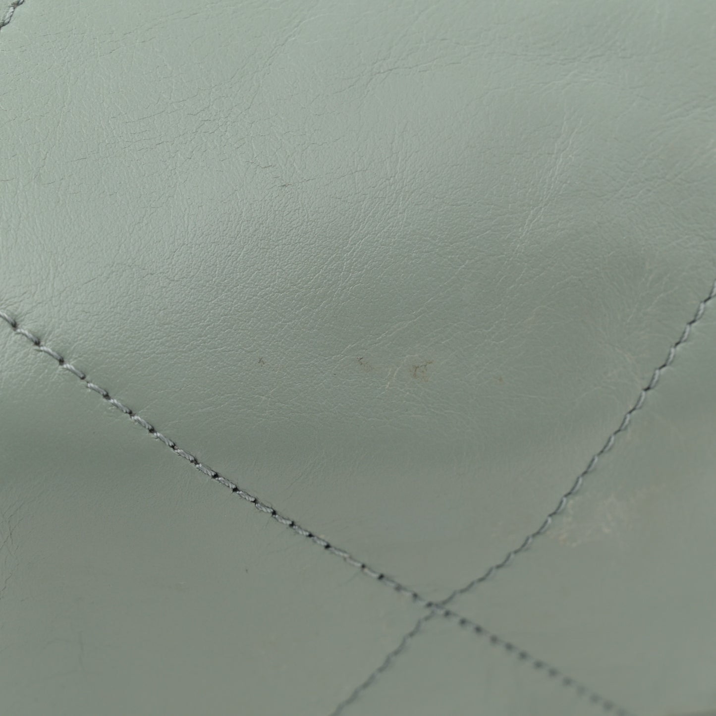 Shiny Calfskin Quilted Small Chanel 22 Grey