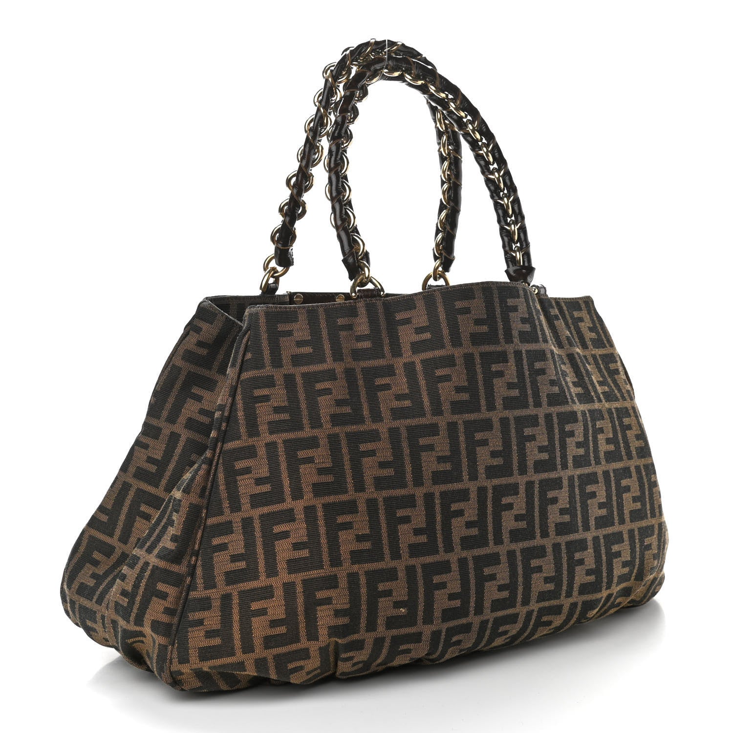 Fendi Zucca Mia Tote Tobacco 3 of 12