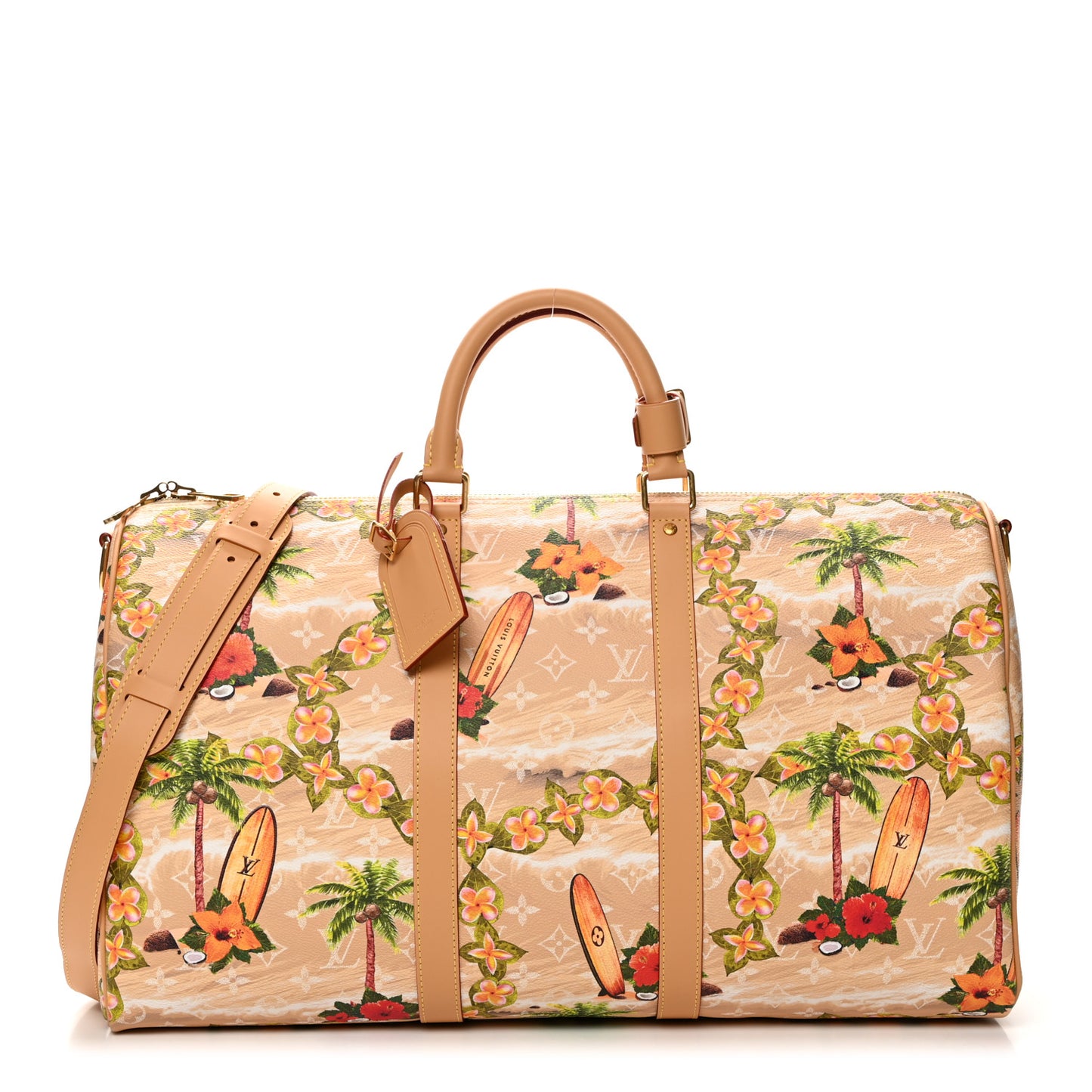 Monogram Surfin' Keepall Bandouliere 50 Sand