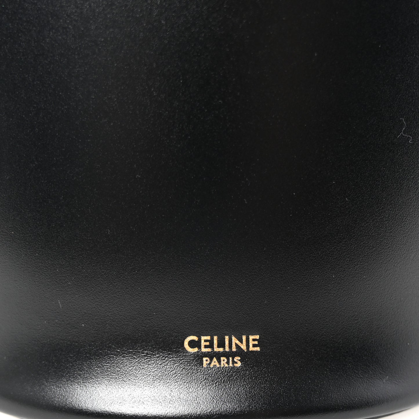 Calfskin Crecy Bucket Bag Black
