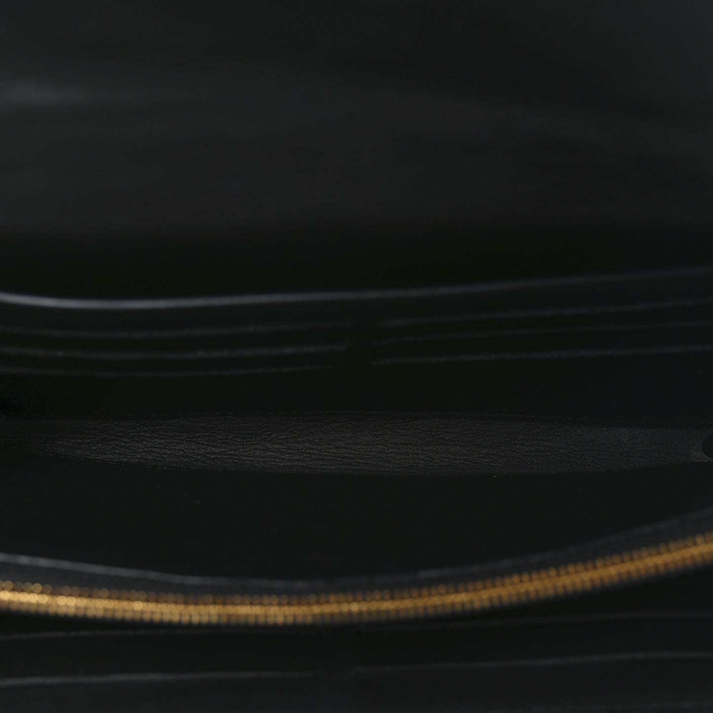 Calfskin New Wave Long Wallet Black