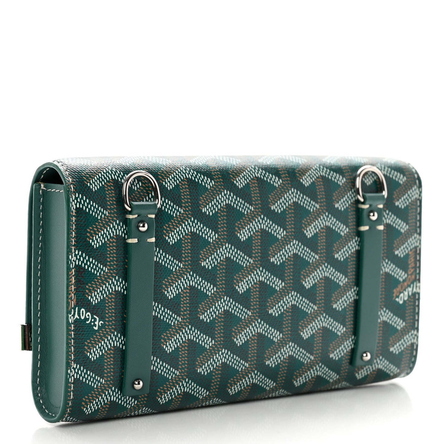 Goyardine Monte Carlo Mini Phone Case Green