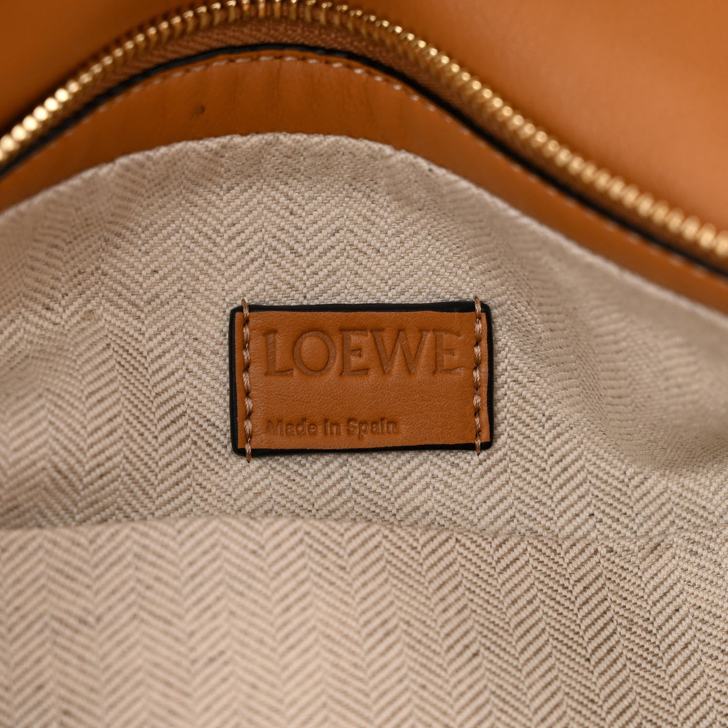Calfskin Puzzle Hobo Warm Dessert