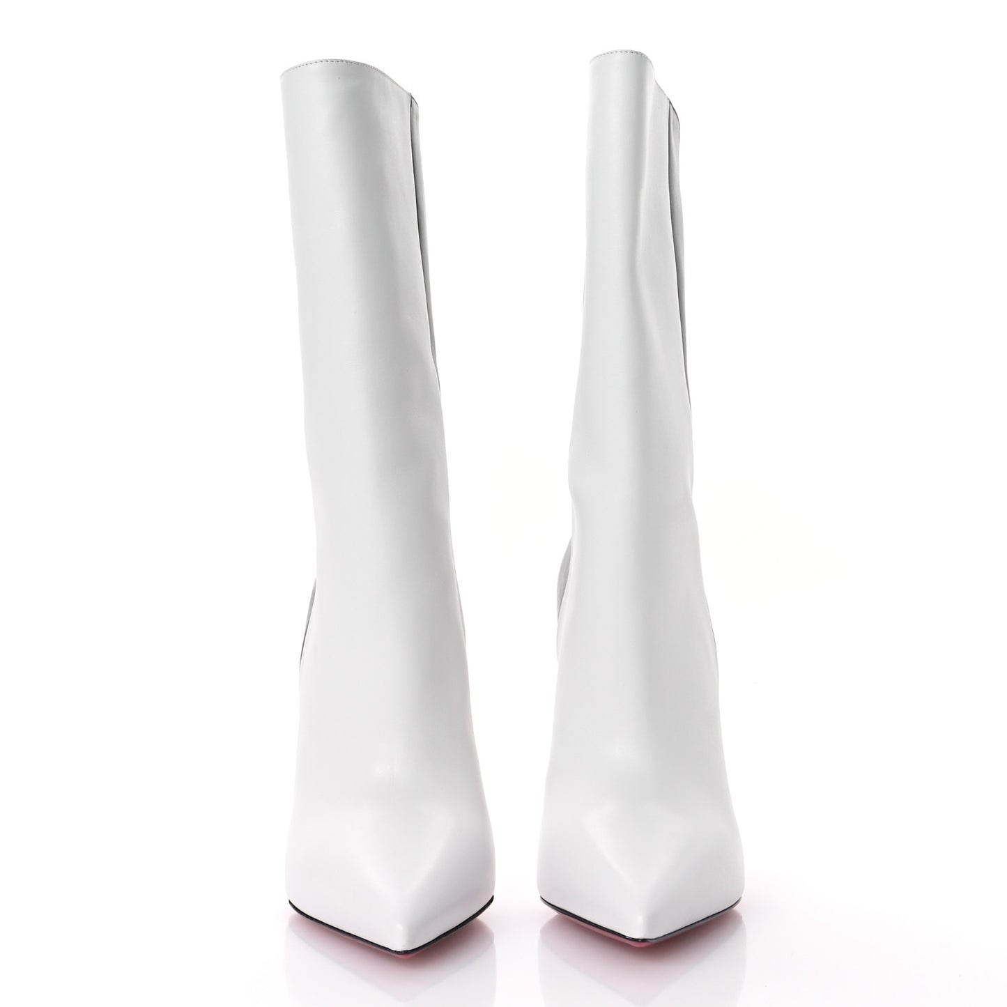 Calfskin Astrilarge 100 Booties 39 White Black