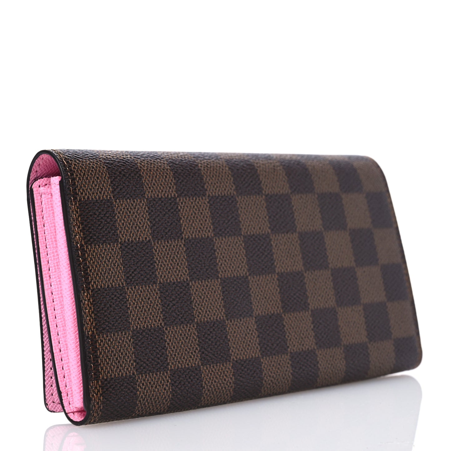 Damier Ebene 2022 Christmas Animation London Sarah Wallet Pink