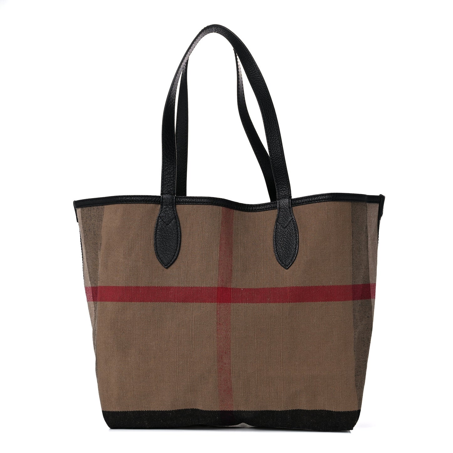 Coated Canvas Medium Reversible Doodle Tote Black