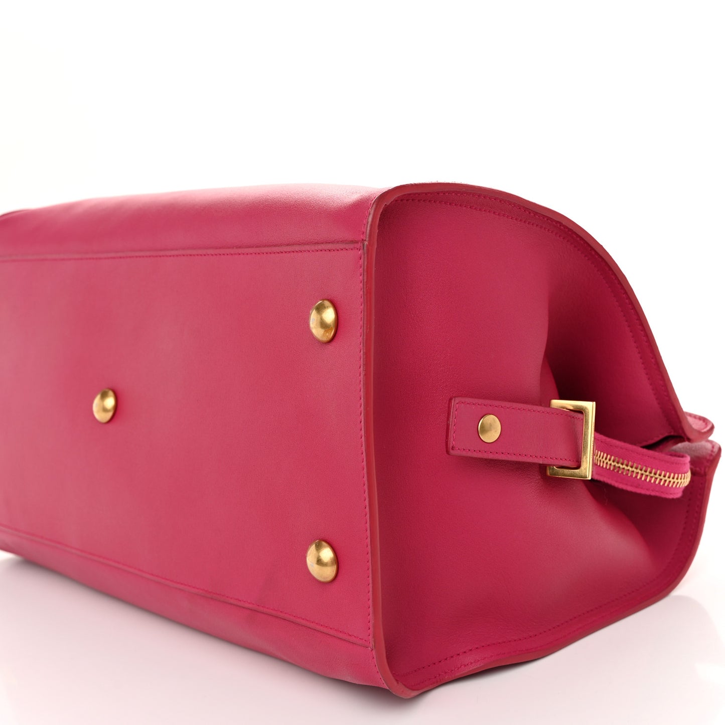 Calfskin Medium Classic Y Cabas Fuchsia