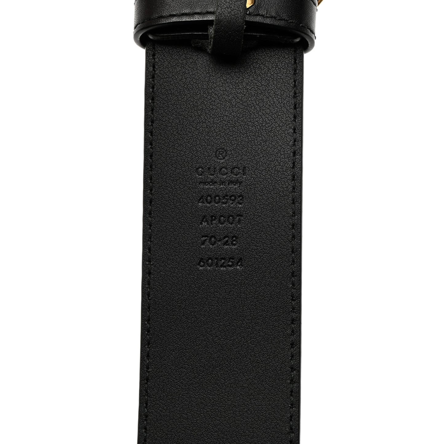 Calfskin Double G 40mm Belt 70/28 Black