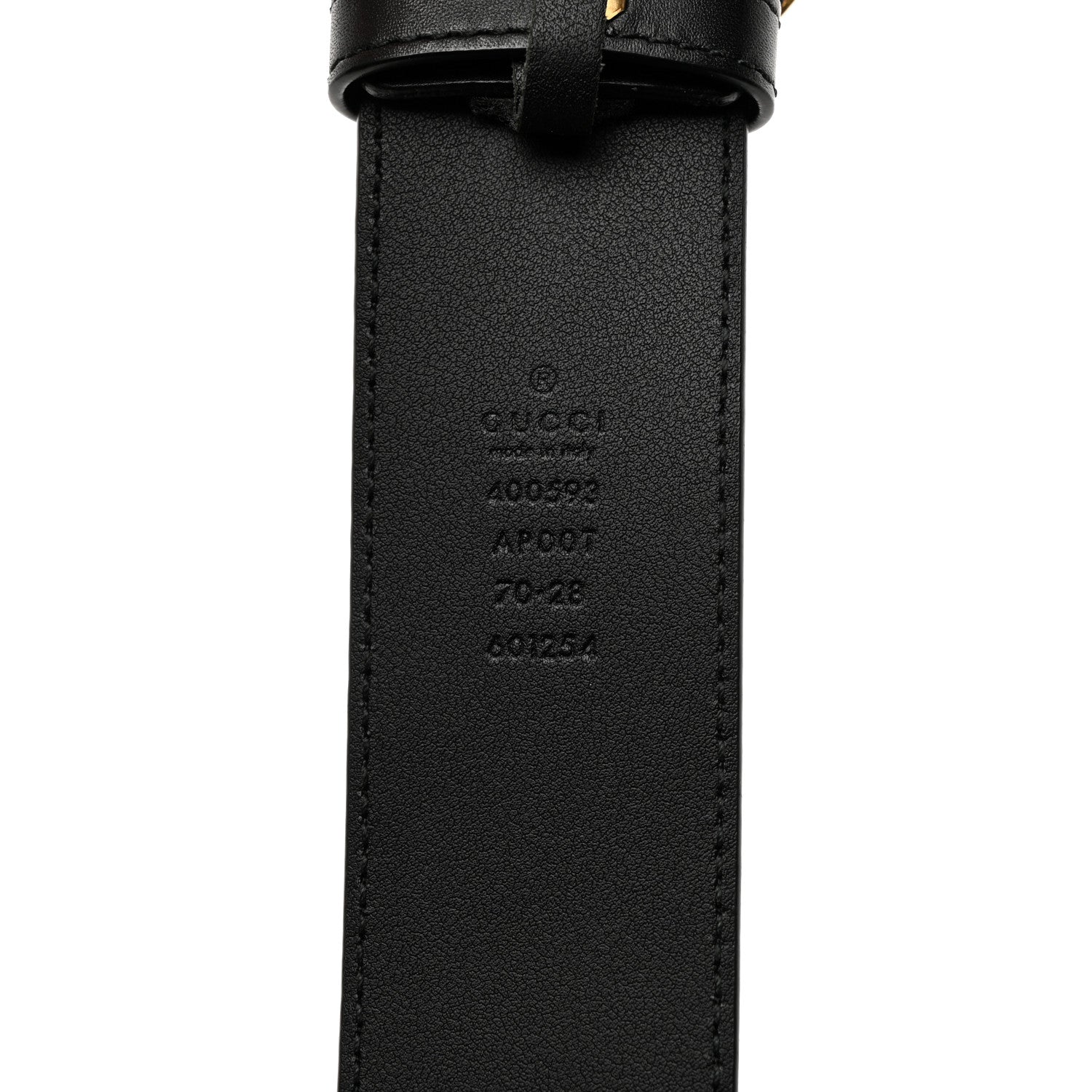 Gucci Calfskin Double G 40mm Belt 70/28 Black 7 of 7