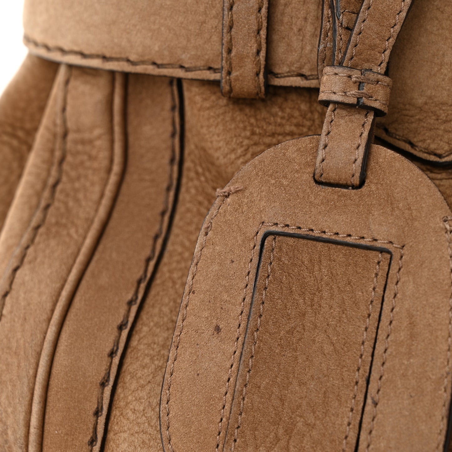 Suede Medium GG Running Tote Brown