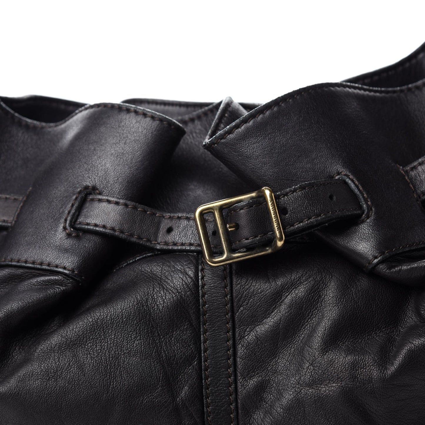 Calfskin Medium Hobo Dark Chocolate