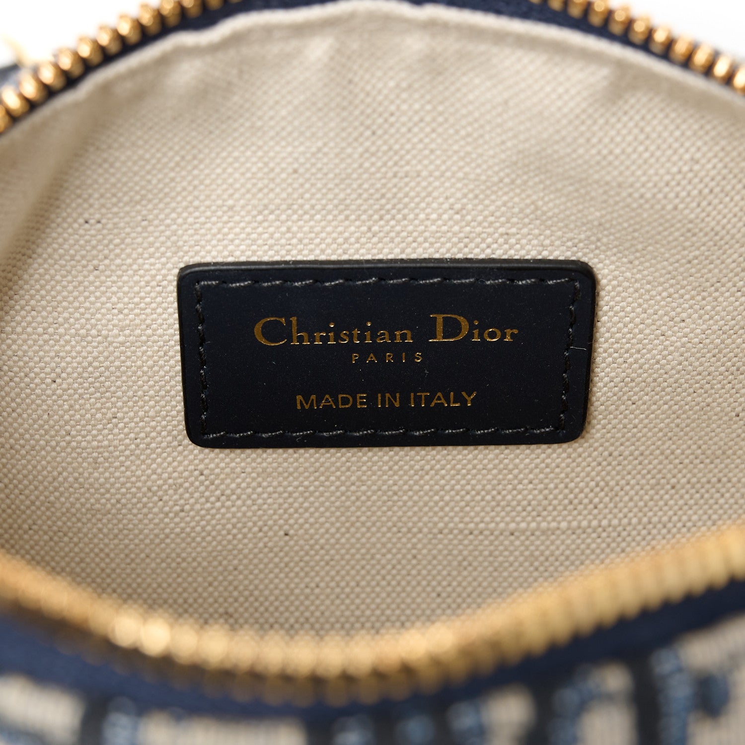Christian Dior Oblique Nano Groove 17 Bag Blue 6 of 11