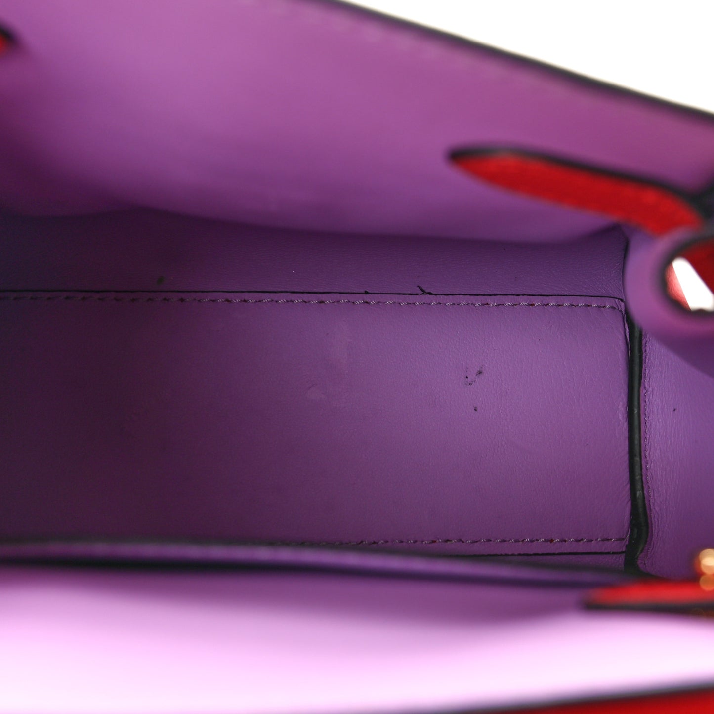 Grained Calfskin Small La Medusa Top Handle Bag Red