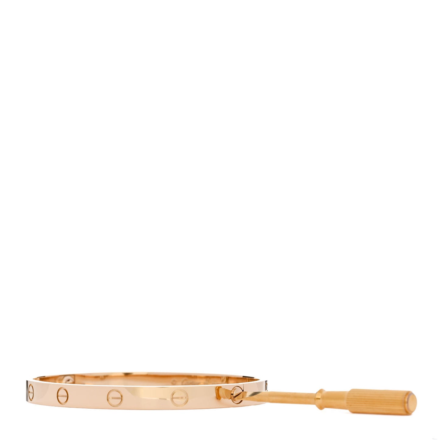 18K Yellow Gold LOVE Bracelet 19