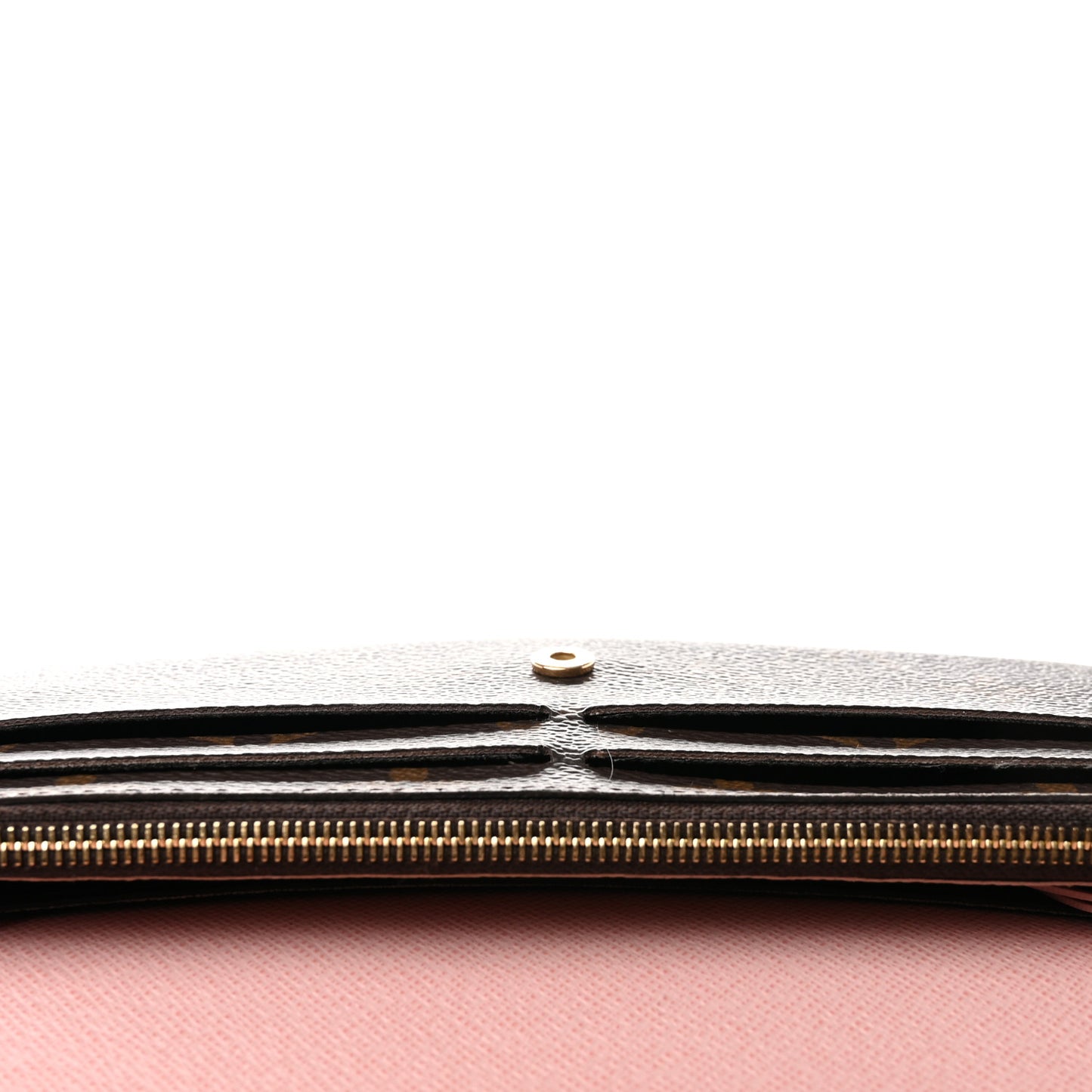 Monogram Emilie Wallet Rose Ballerine