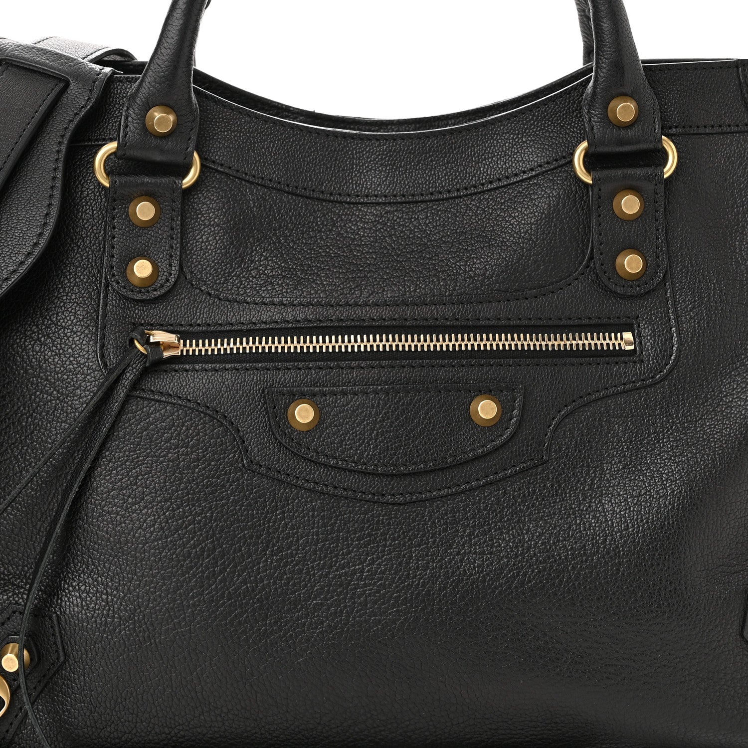 Balenciaga Agneau Classic Silver Hardware City Black 8 of 10