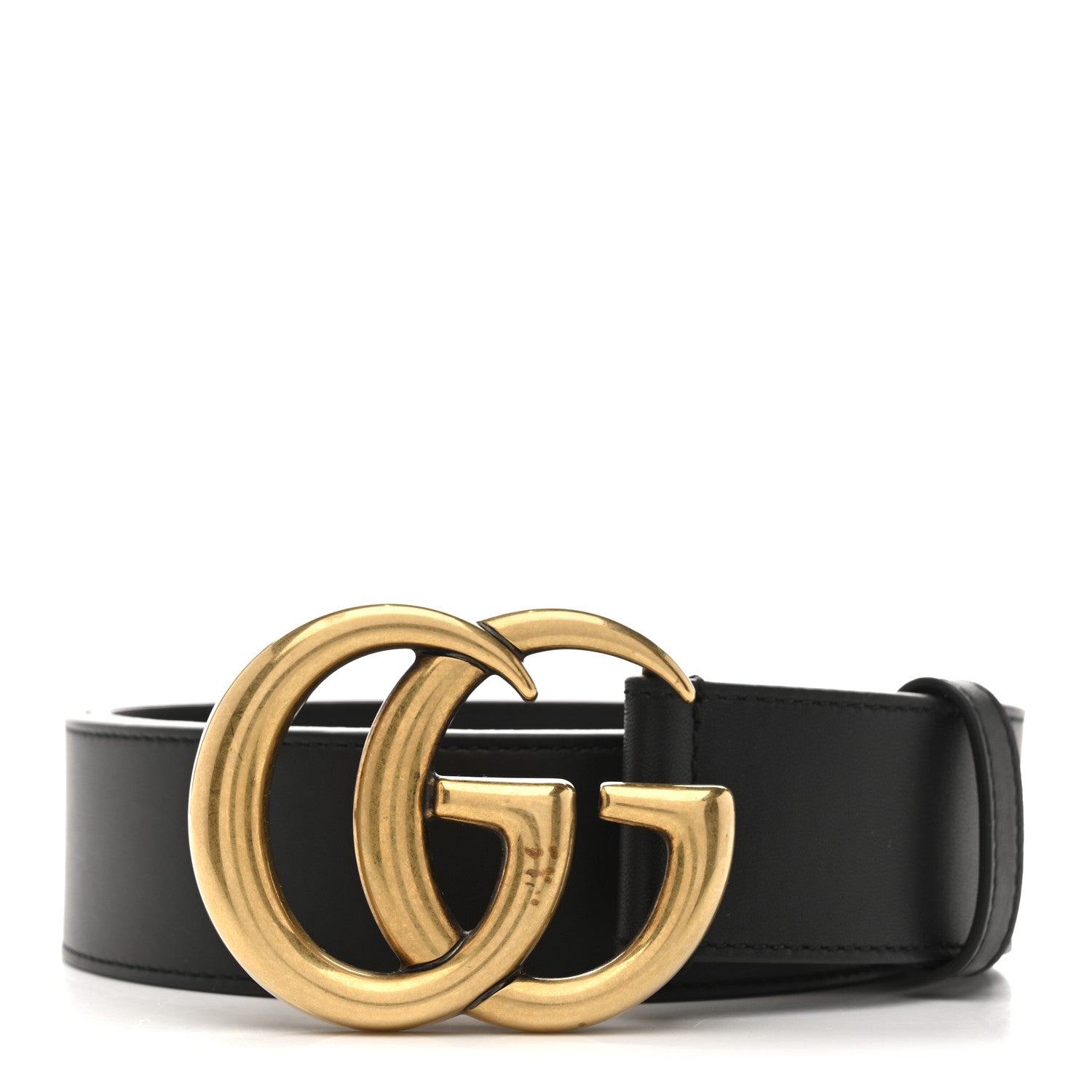 Gucci Calfskin Double G 40mm Belt 90 36 Black 1855828 – FASHIONPHILE