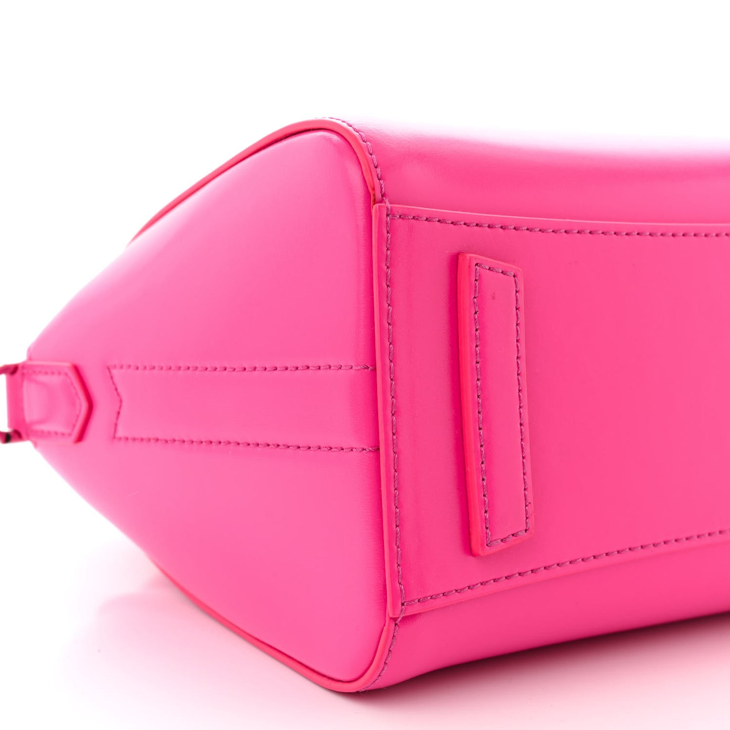 Shiny Lord Calfskin Mini Antigona Shocking Pink