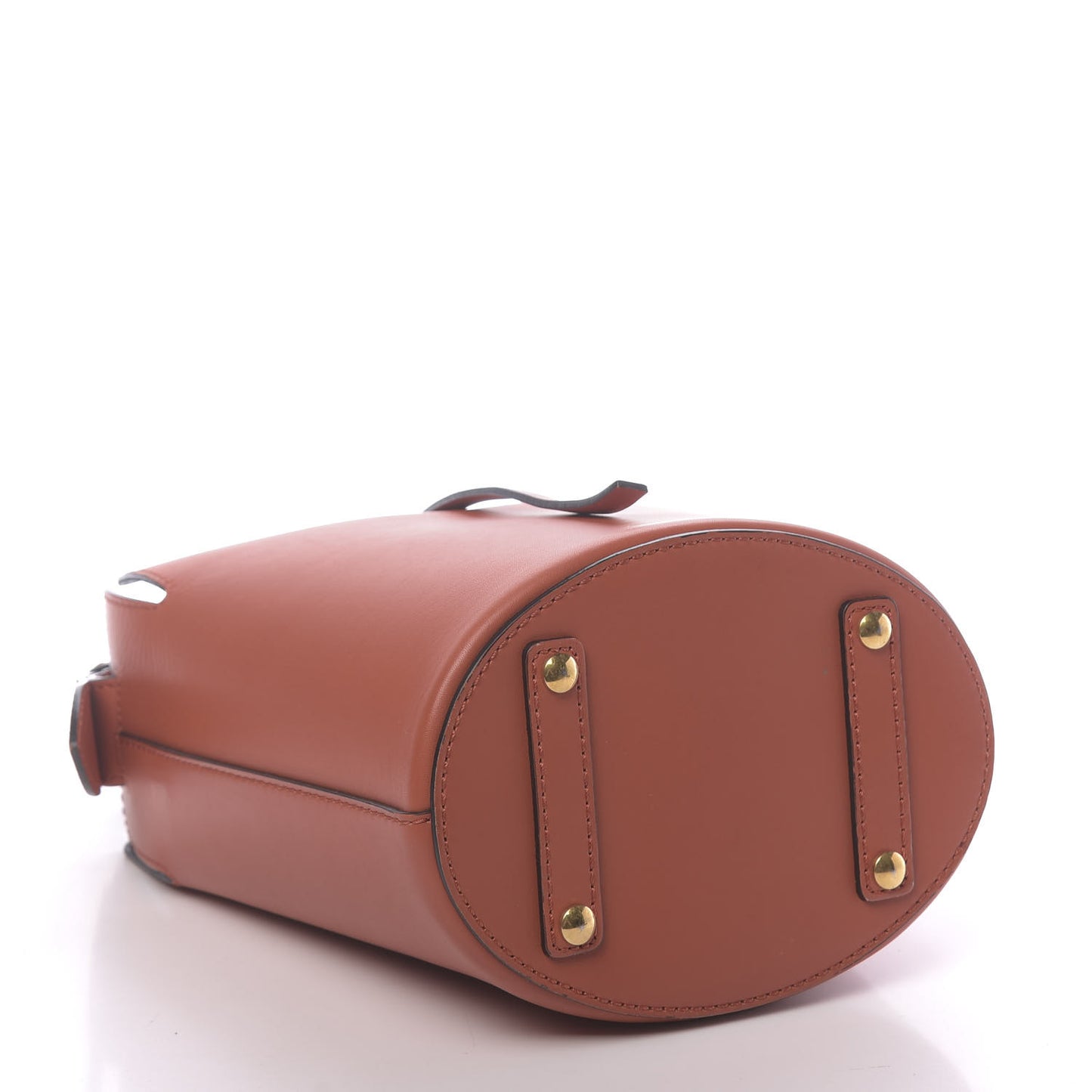 Supple Calfskin Small Bucket Orange