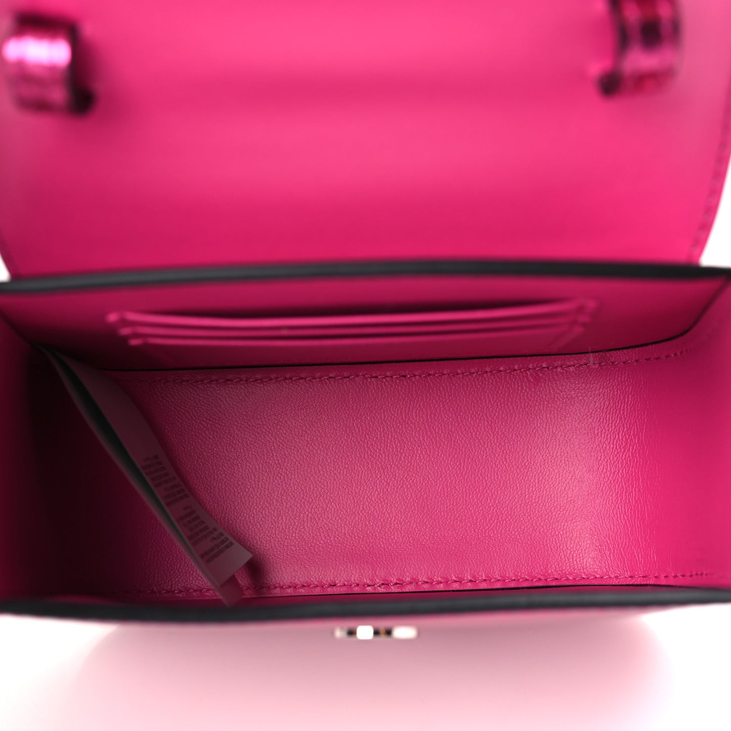 Metallic Calfskin Mini La Medusa Bag Fuchsia