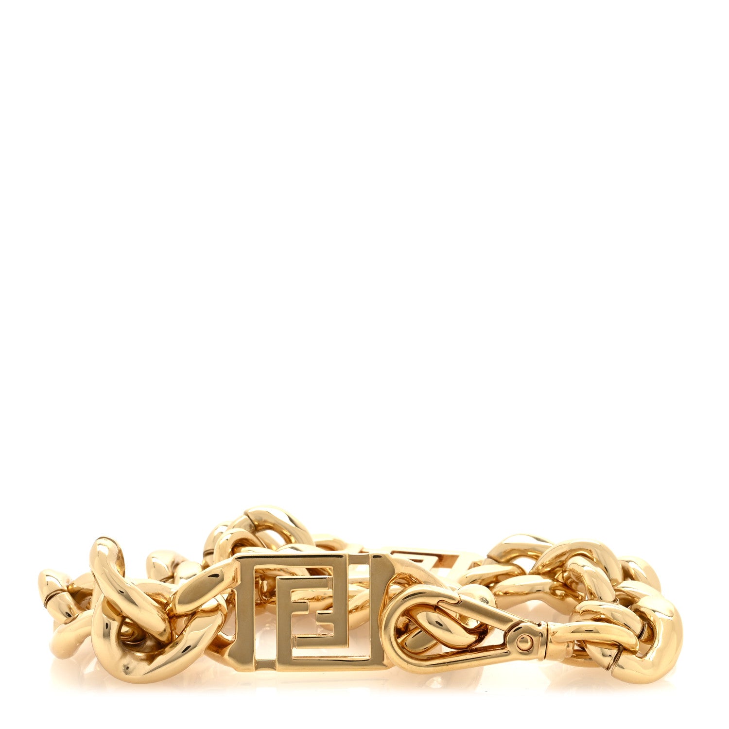 Versace FENDI X VERSACE Metal Strap You Gold 1 of 3