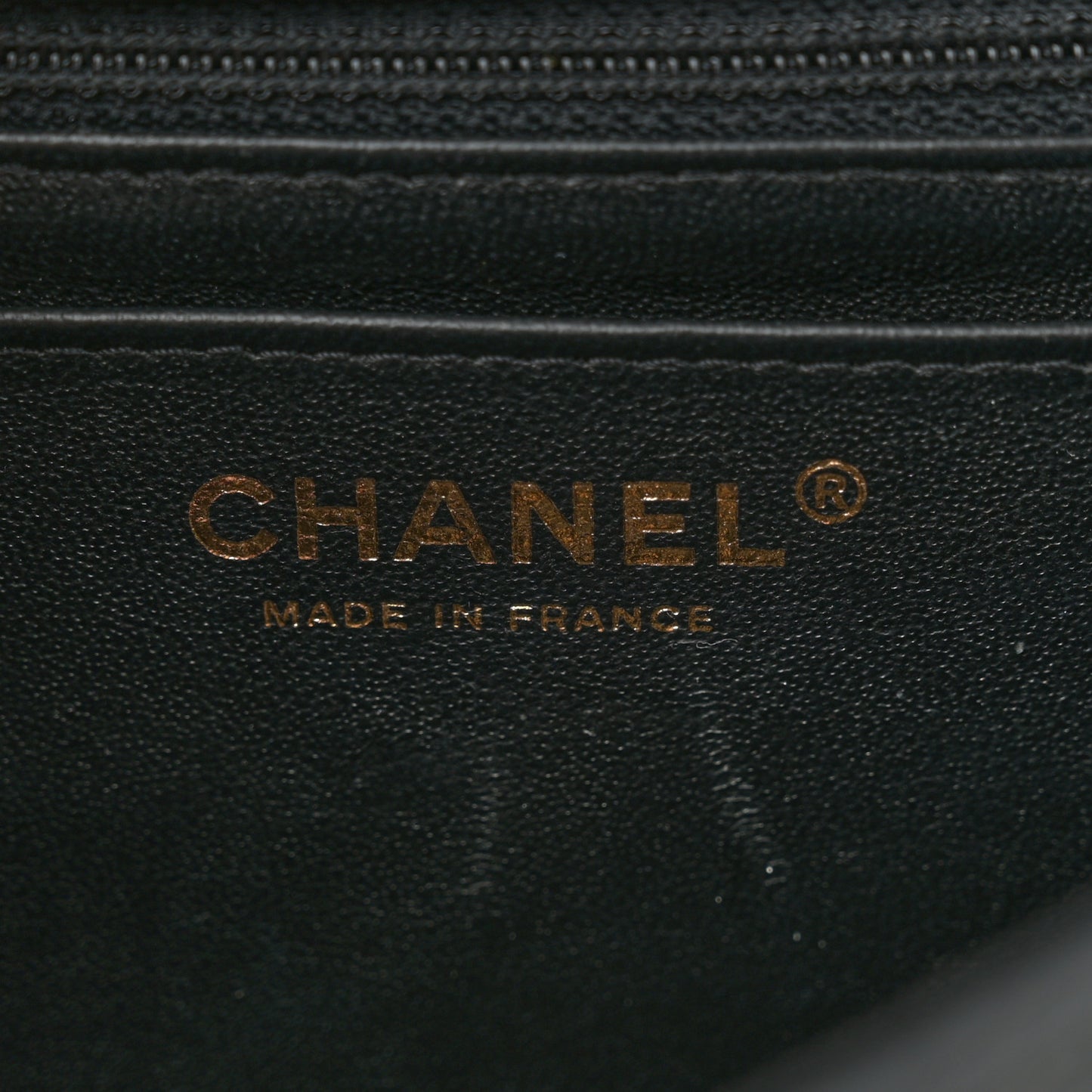 Lambskin Quilted Mini Rectangular Flap Black