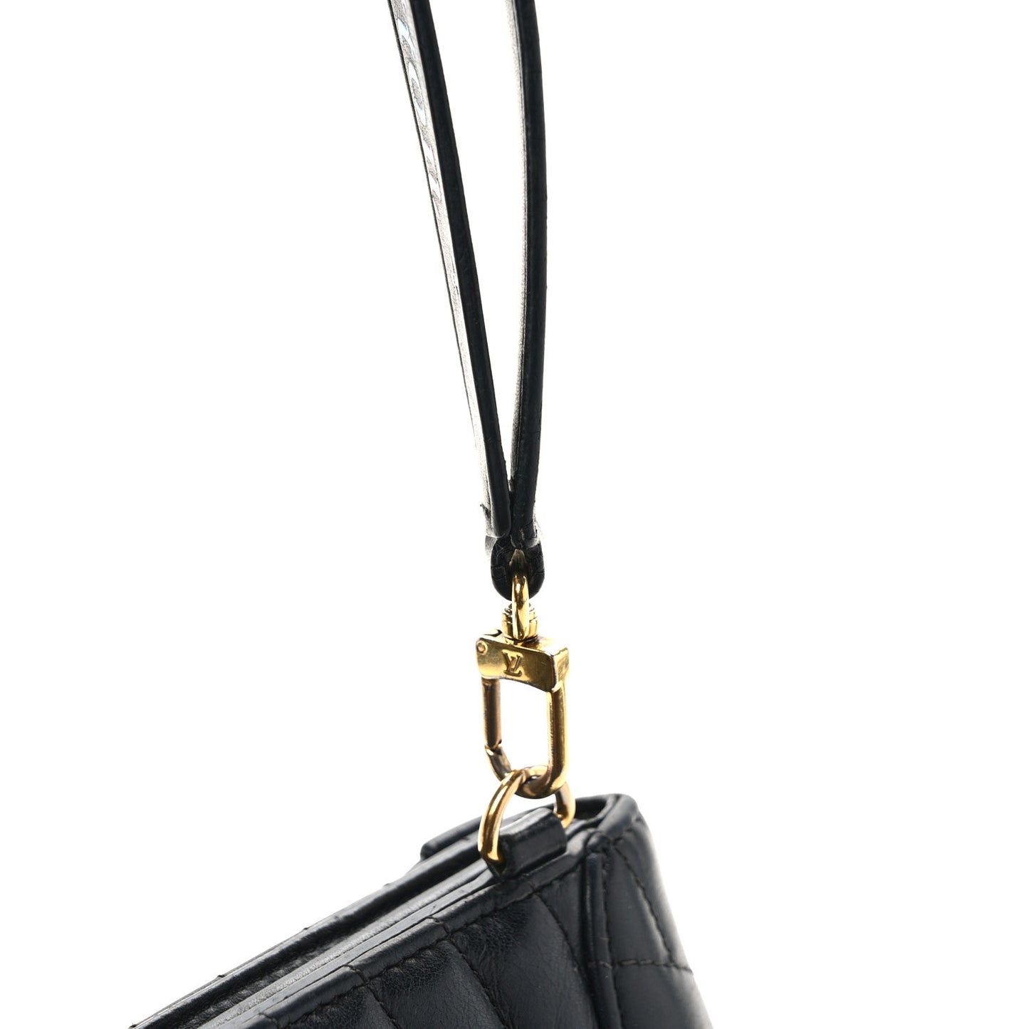 Calfskin New Wave Long Wallet Black