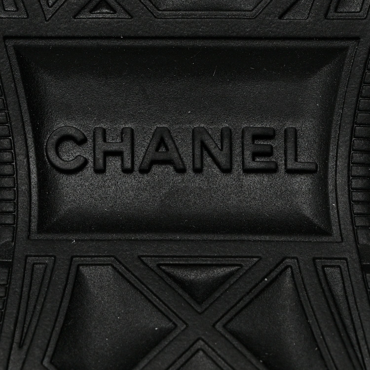 Chanel Velvet Calfskin Mixed Fibers CC Sneakers 38 Black 8 of 9