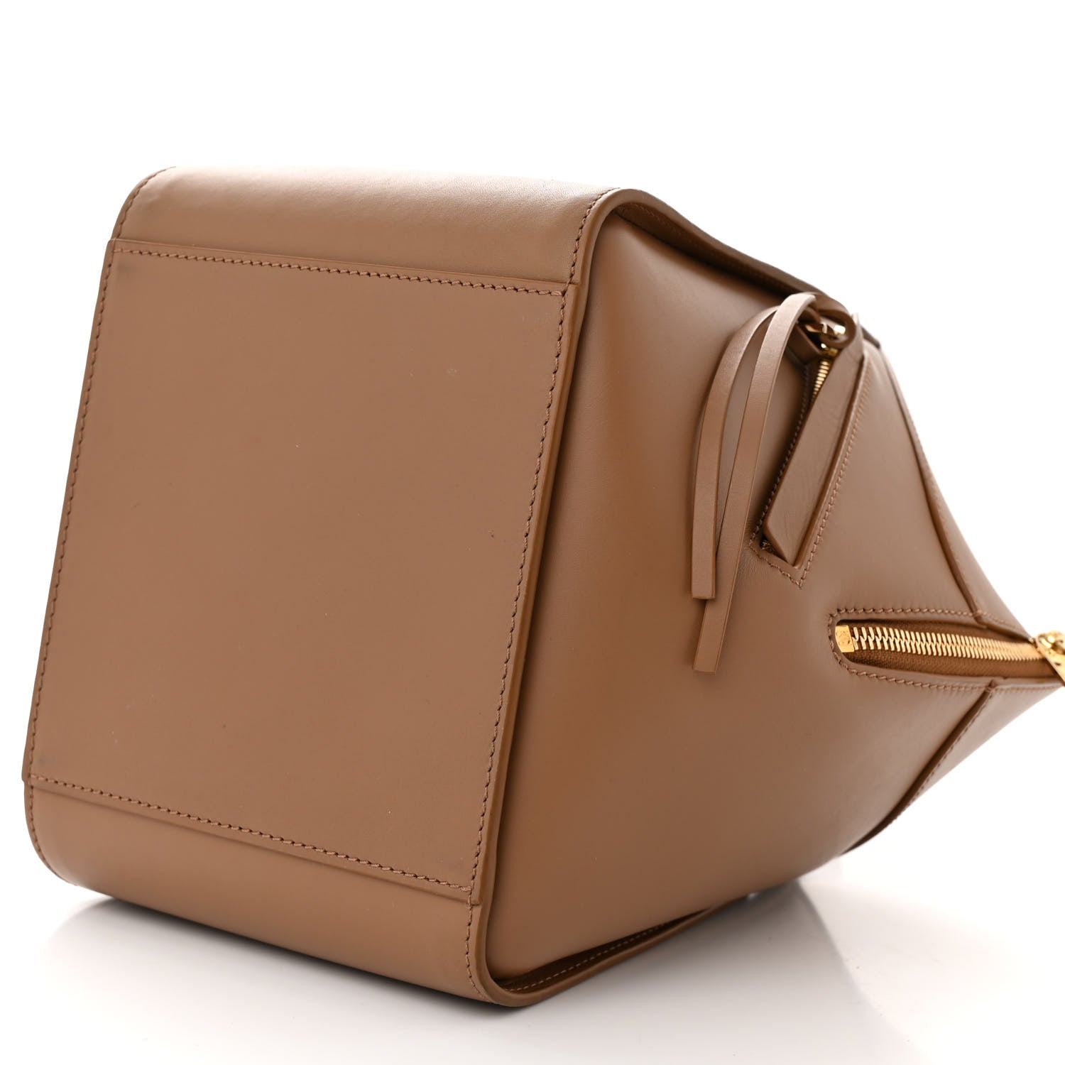 Loewe X SUNA FUJITA Satin Calfskin Lemur Hammock Shoulder Bag Oak 9 of 9