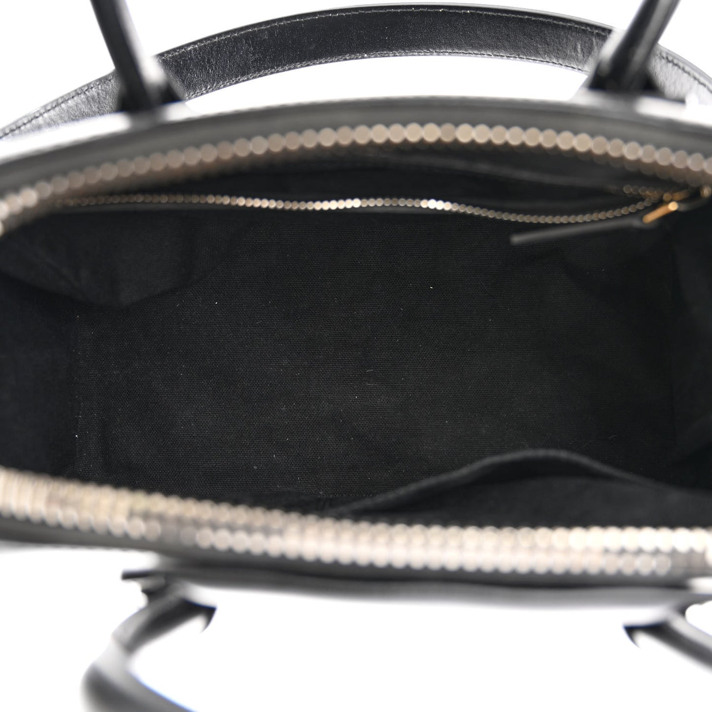 Shiny Lord Calfskin Small Antigona Black