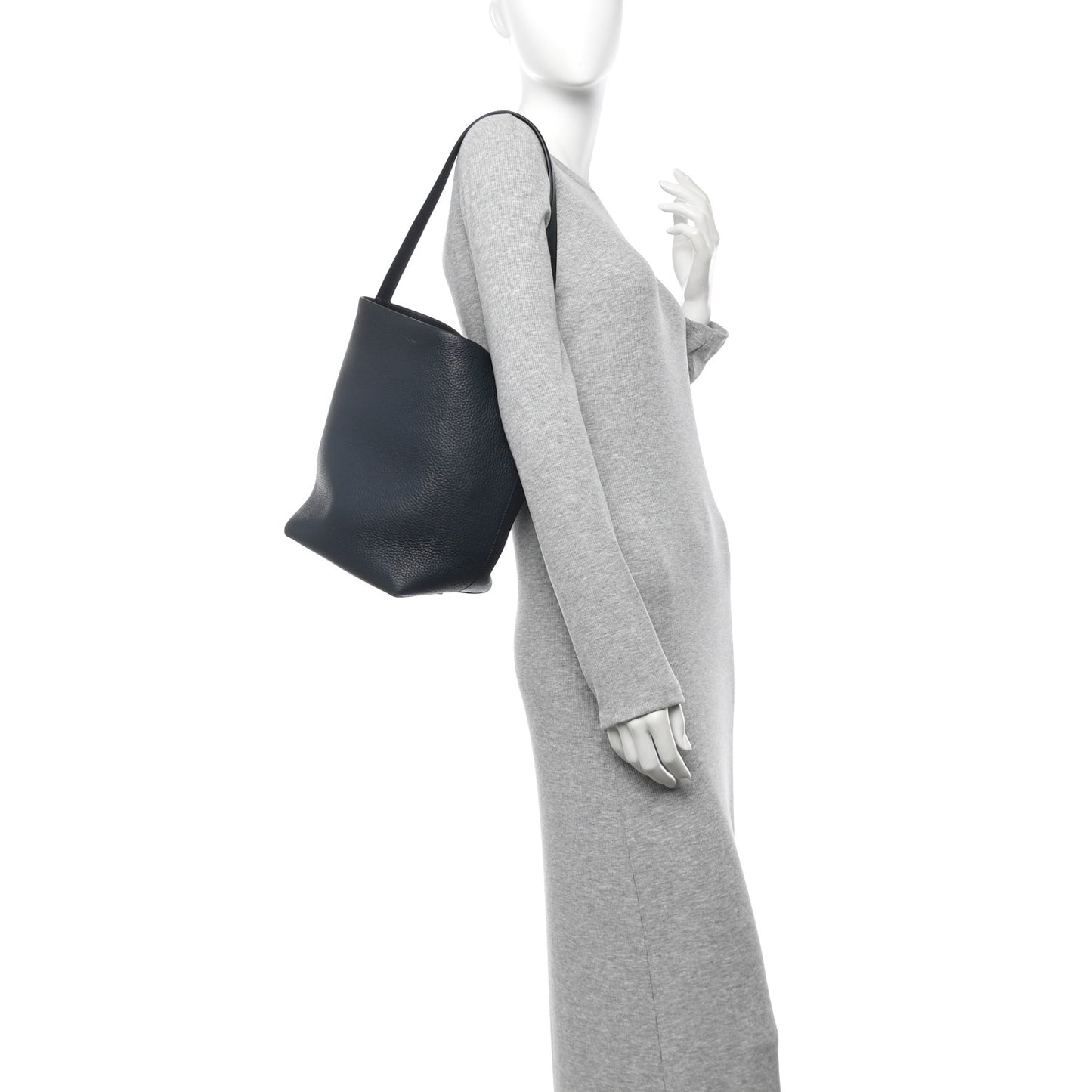 Grained Calfskin Medium N/S Park Tote Virginia Blue