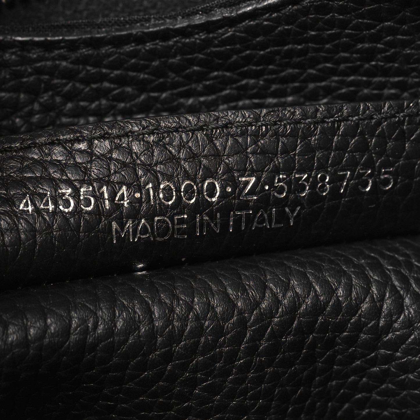 Veau Soyeux Perforated Blackout Hardware City Black