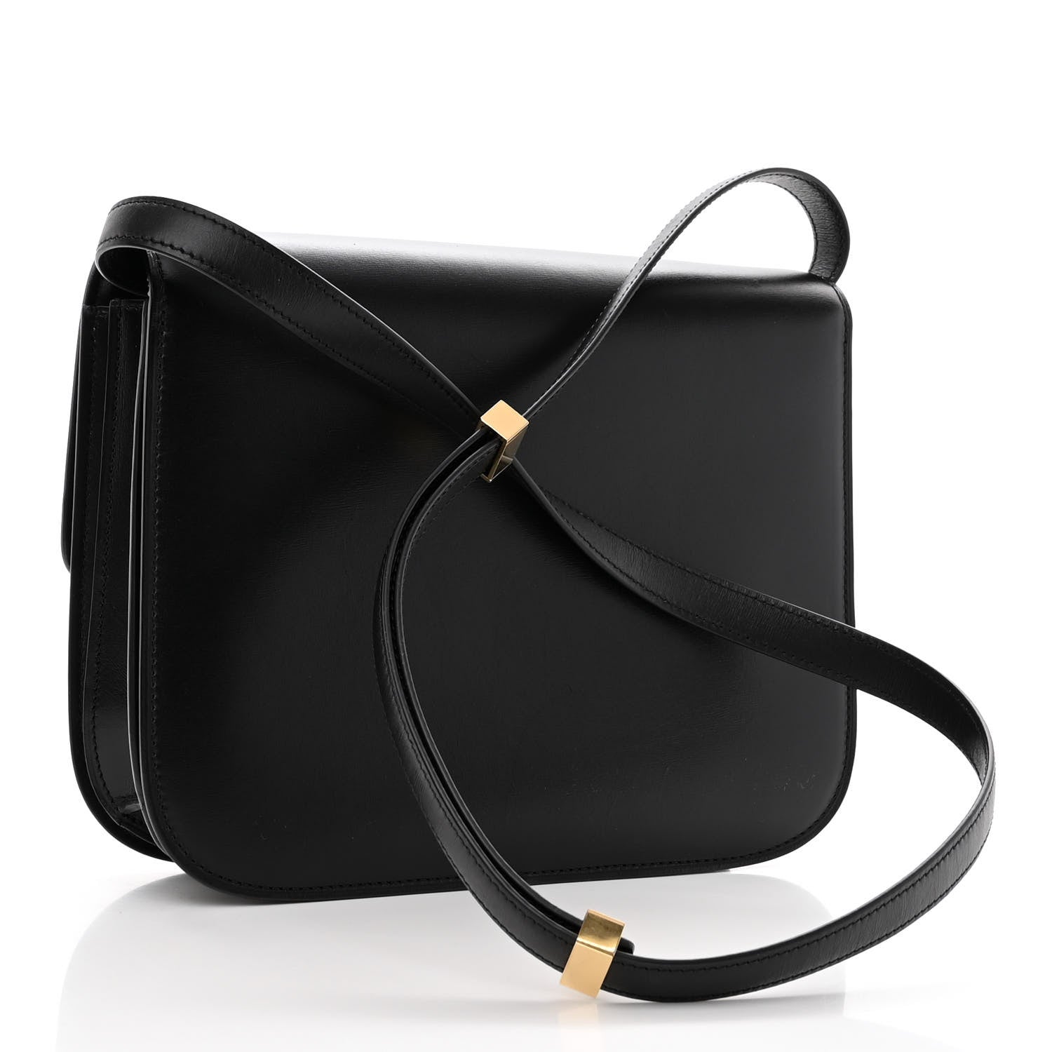 Celine Box Calfskin Medium Classic Box Flap Bag Black 3 of 13