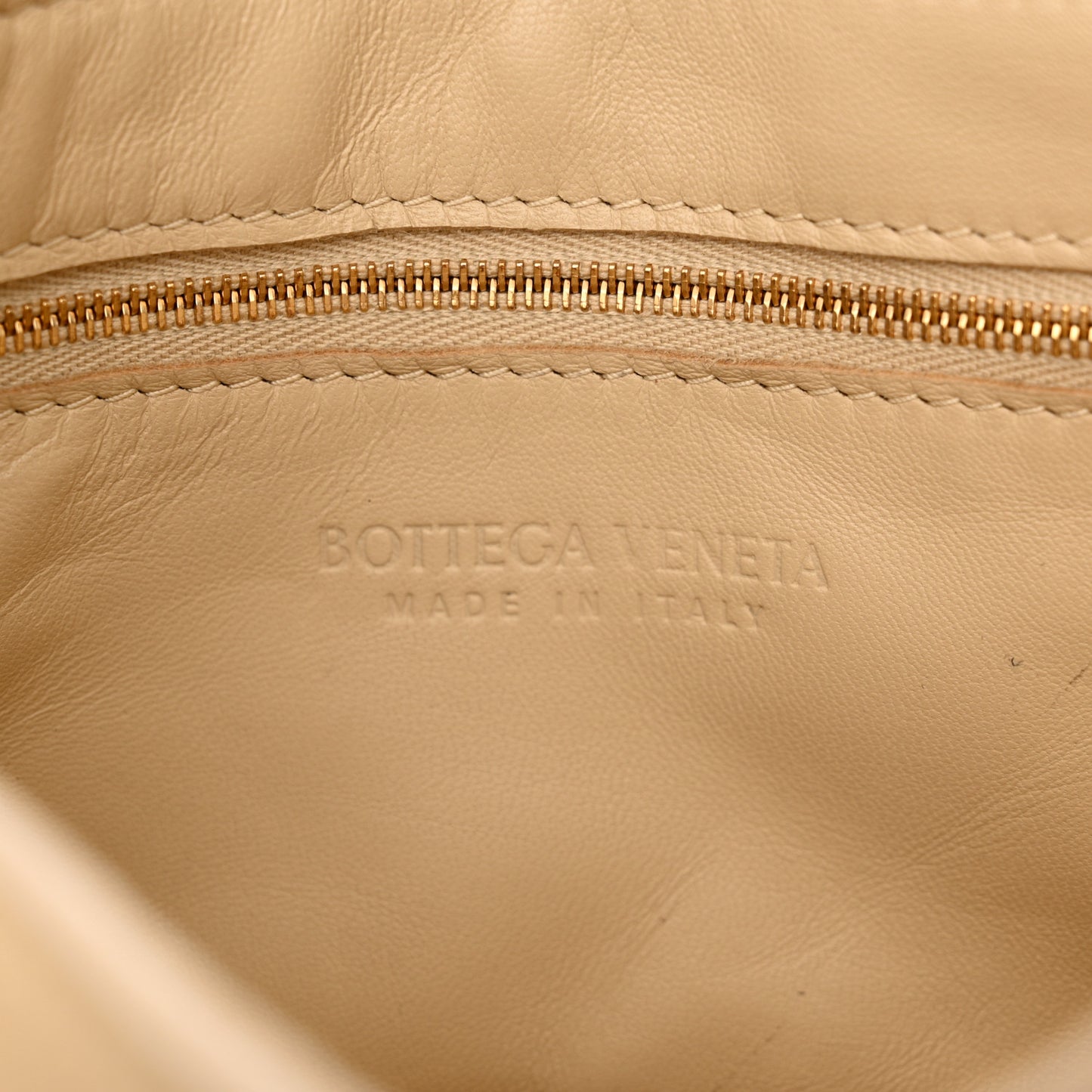 Grained Calfskin Maxi Intrecciato Cassette Crossbody Bag Porridge