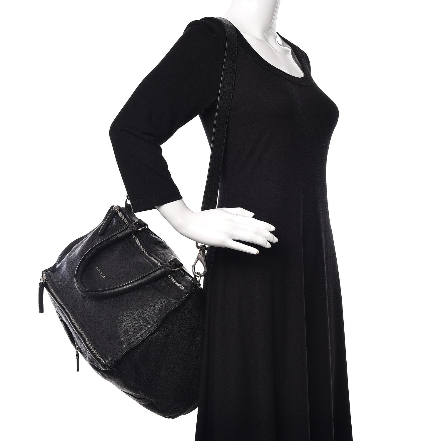 Givenchy Sugar Goatskin Large Pandora Black 2 of 10