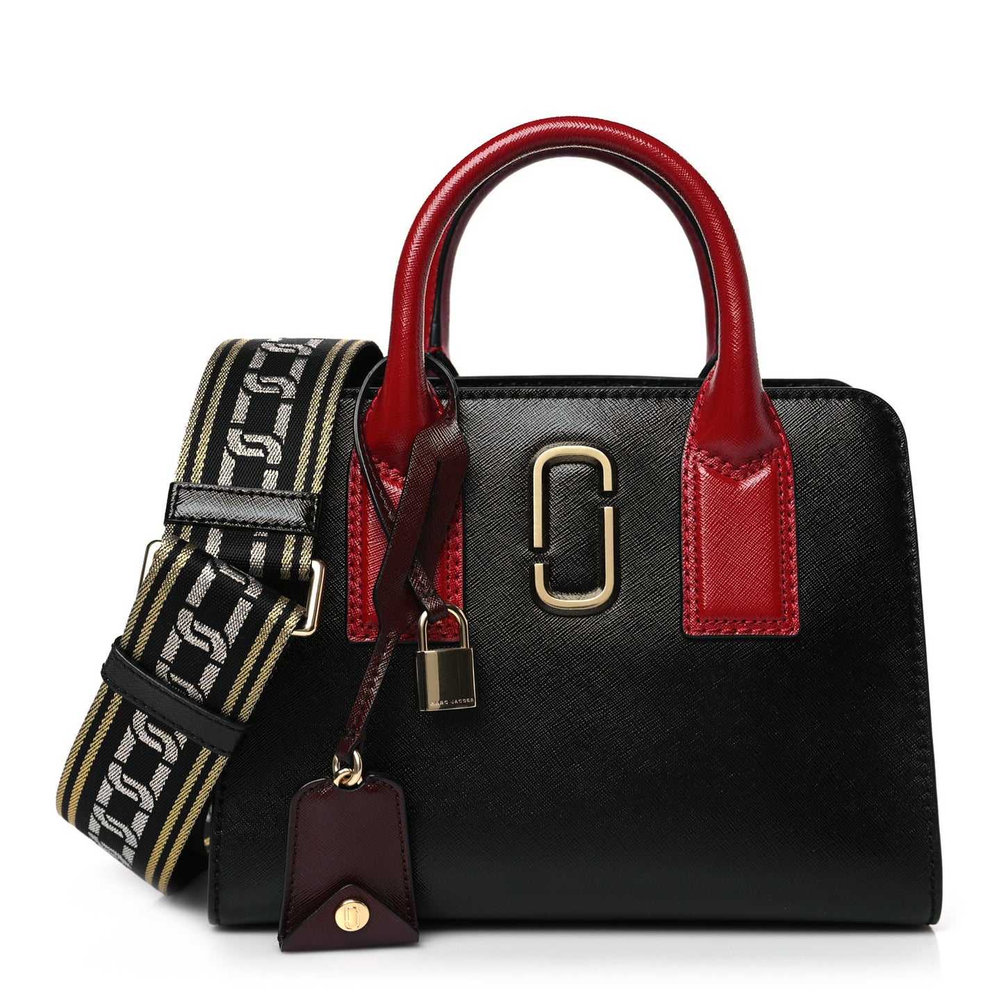 Saffiano Little Big Shot Tote Black Multicolor