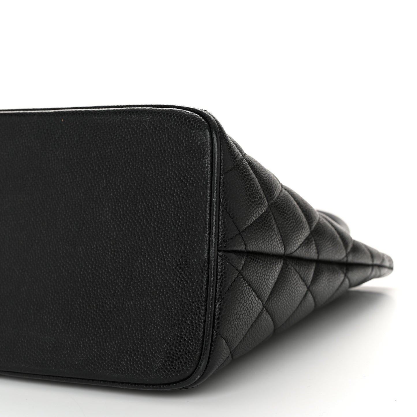 Caviar Quilted Medallion Tote Black