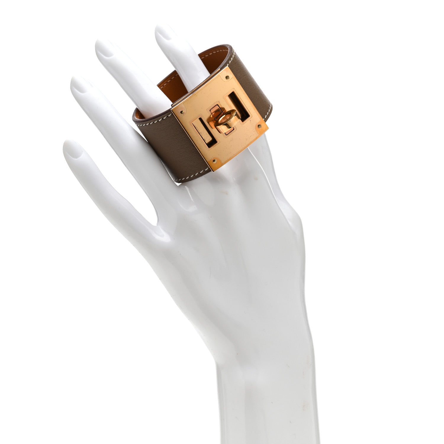 Hermes Swift Kelly Dog Bracelet Etoupe 2 of 5