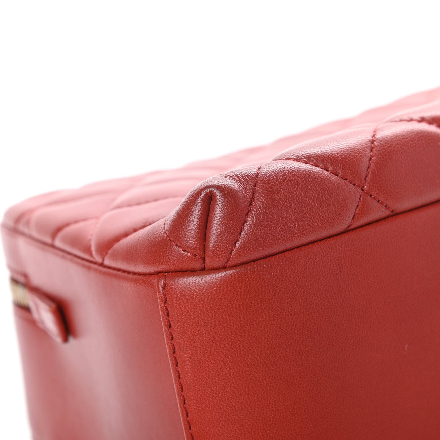 Chanel Lambskin Quilted Medium Trendy CC Bowling Bag Red 13 of 14