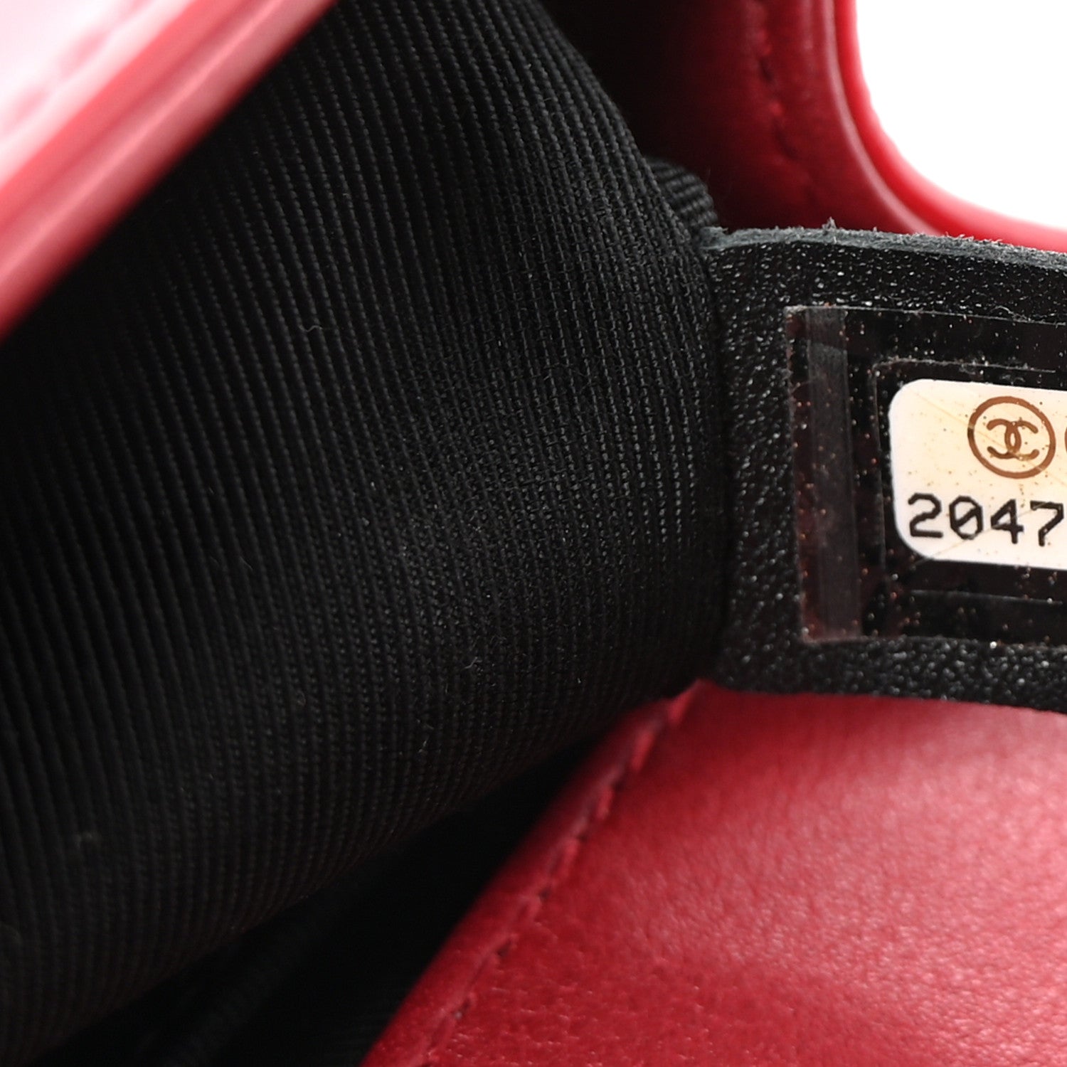 Chanel Patent Calfskin Quilted Medium Plexiglass Boy Flap Red 7 of 10