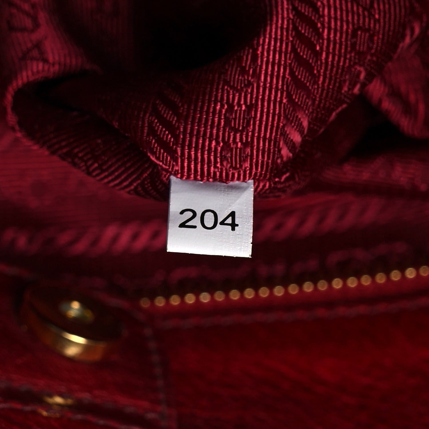 Prada Vitello Shine Tote Red 7 of 13