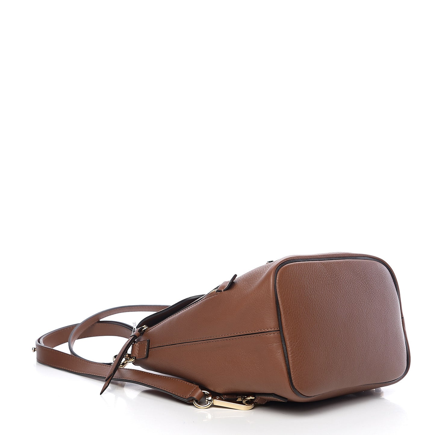 Suede Calfskin Small Faye Backpack Tan