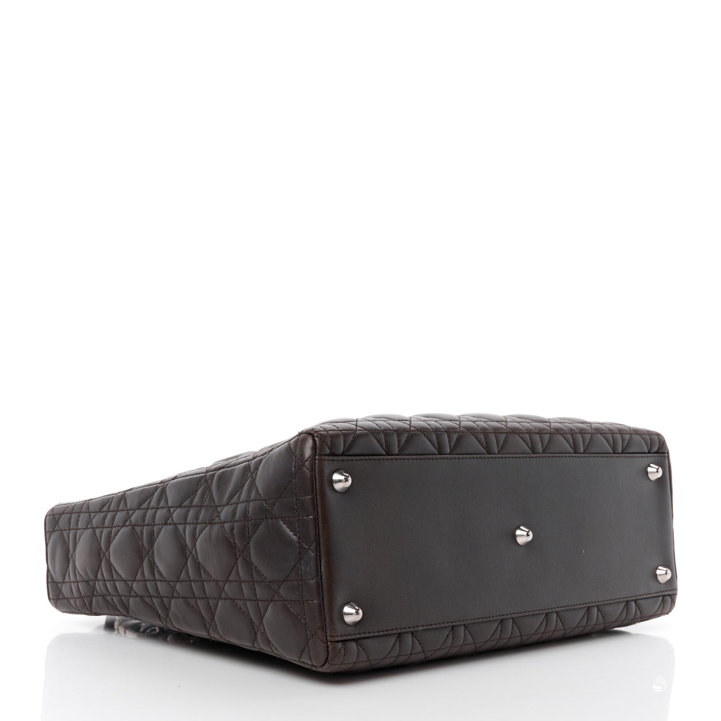 Lambskin Cannage Large Lady Dior Brown