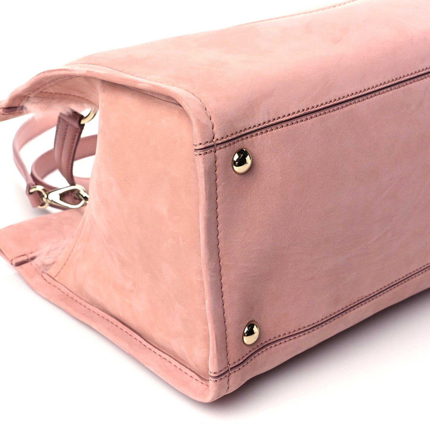 Suede Mink Medium Meera Tote Pink