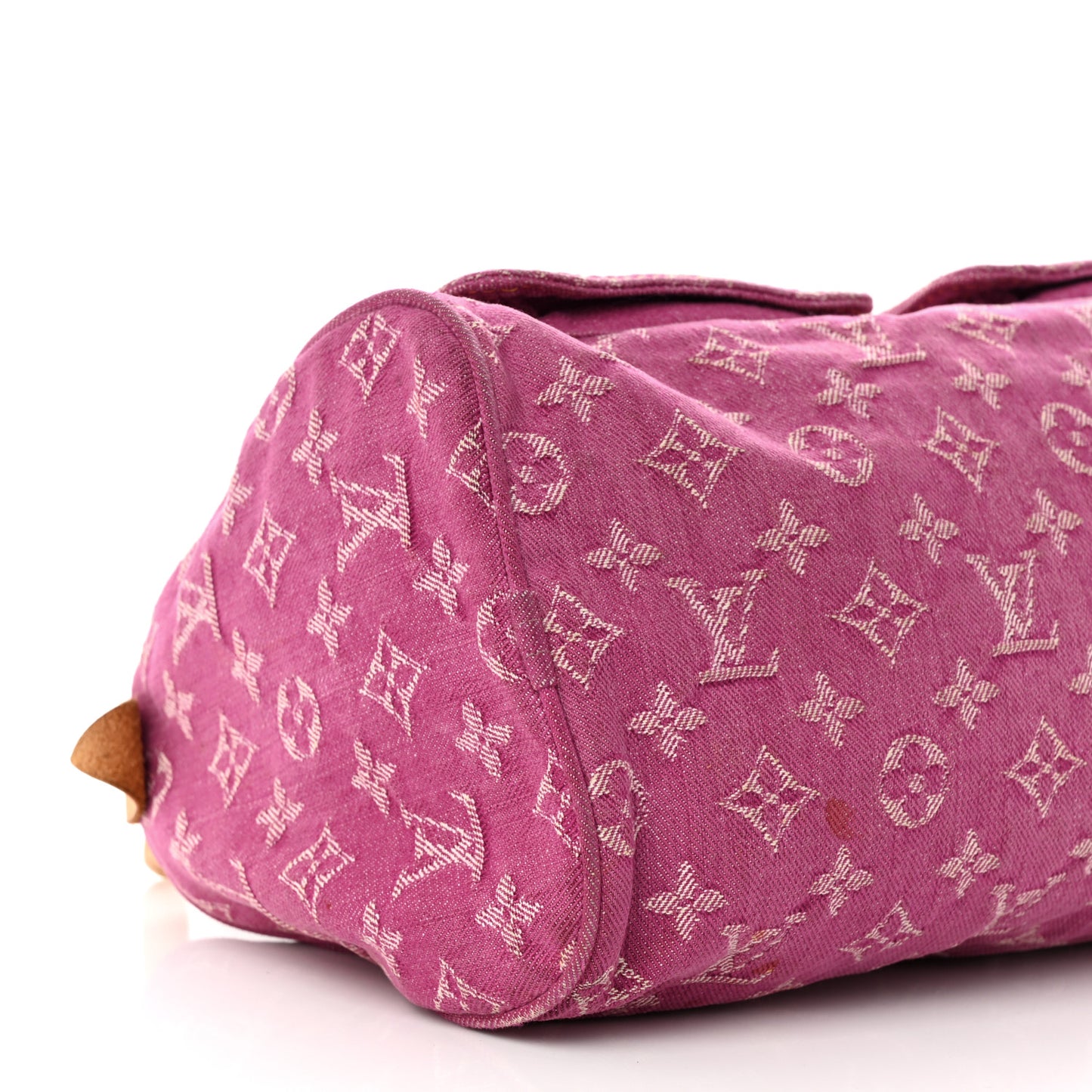 Monogram Denim Neo Speedy Fuchsia