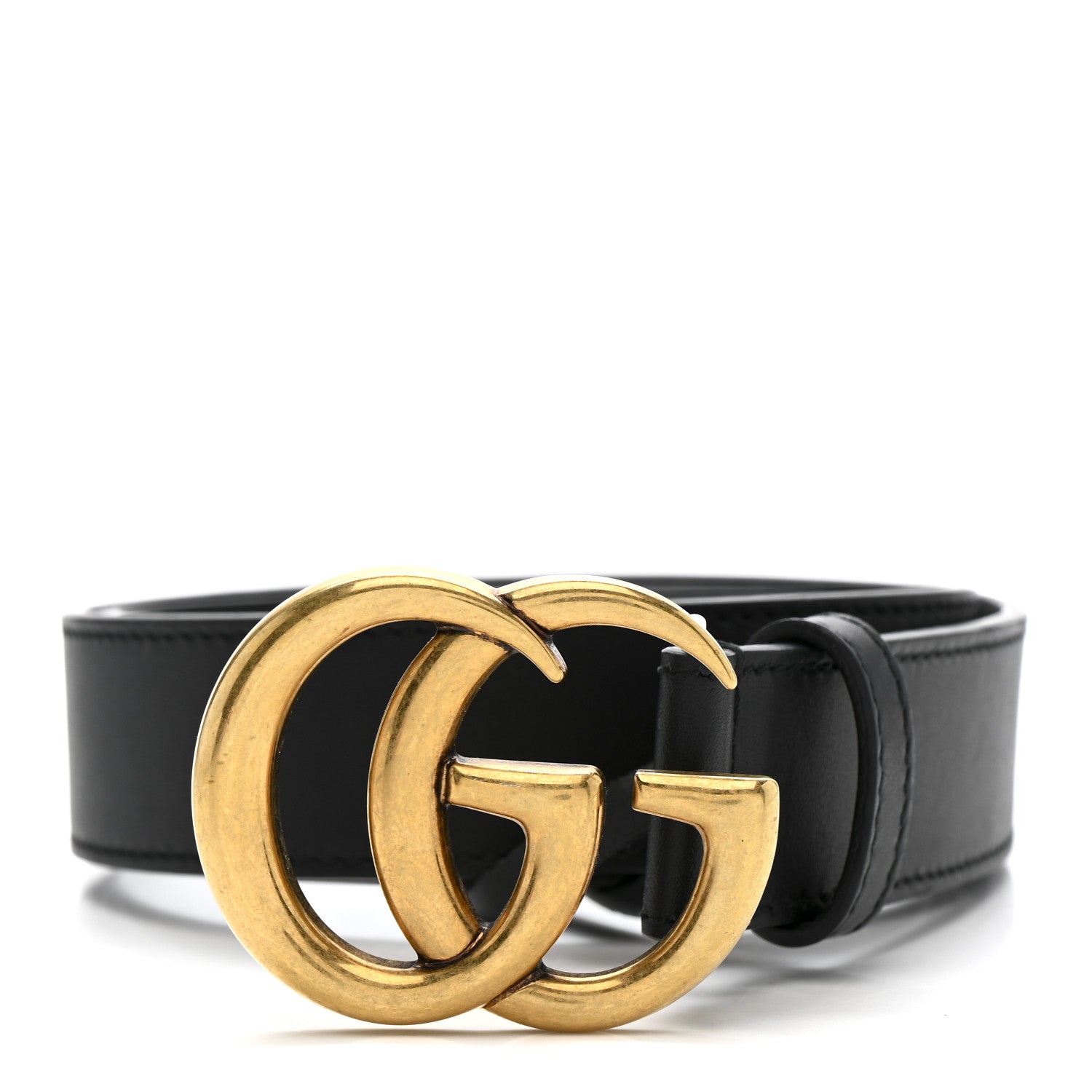 Gucci Calfskin Double G 30mm Belt 75 30 Black 1799107  display picture 1