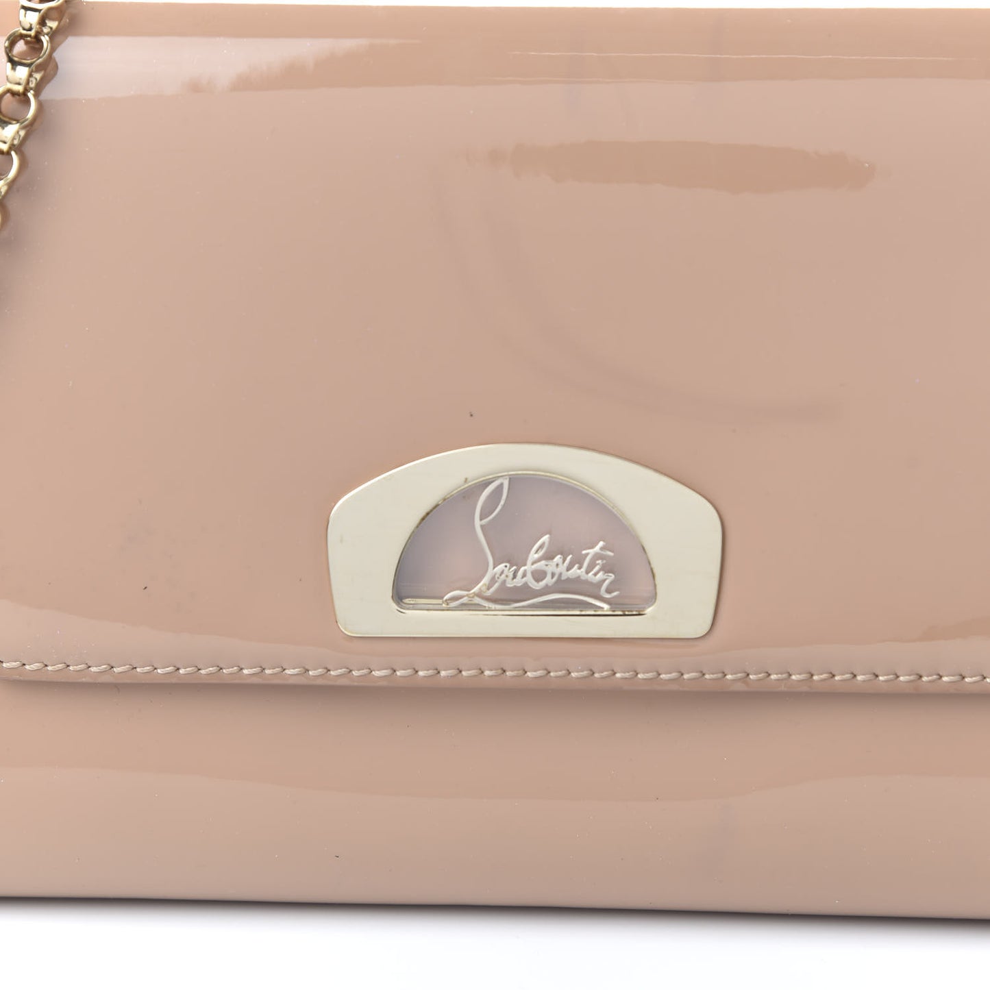 Patent Vero Dodat Clutch Nude