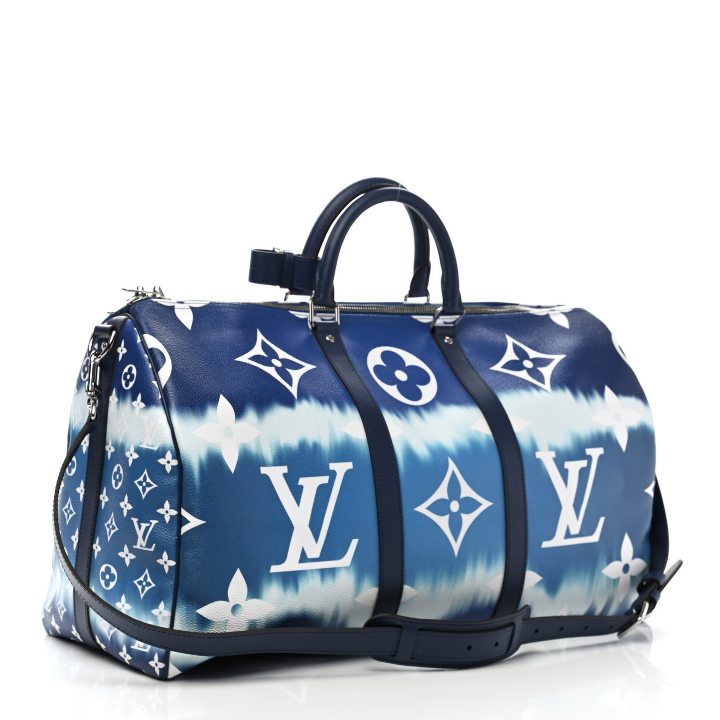 Monogram Escale Keepall Bandouliere 50 Blue